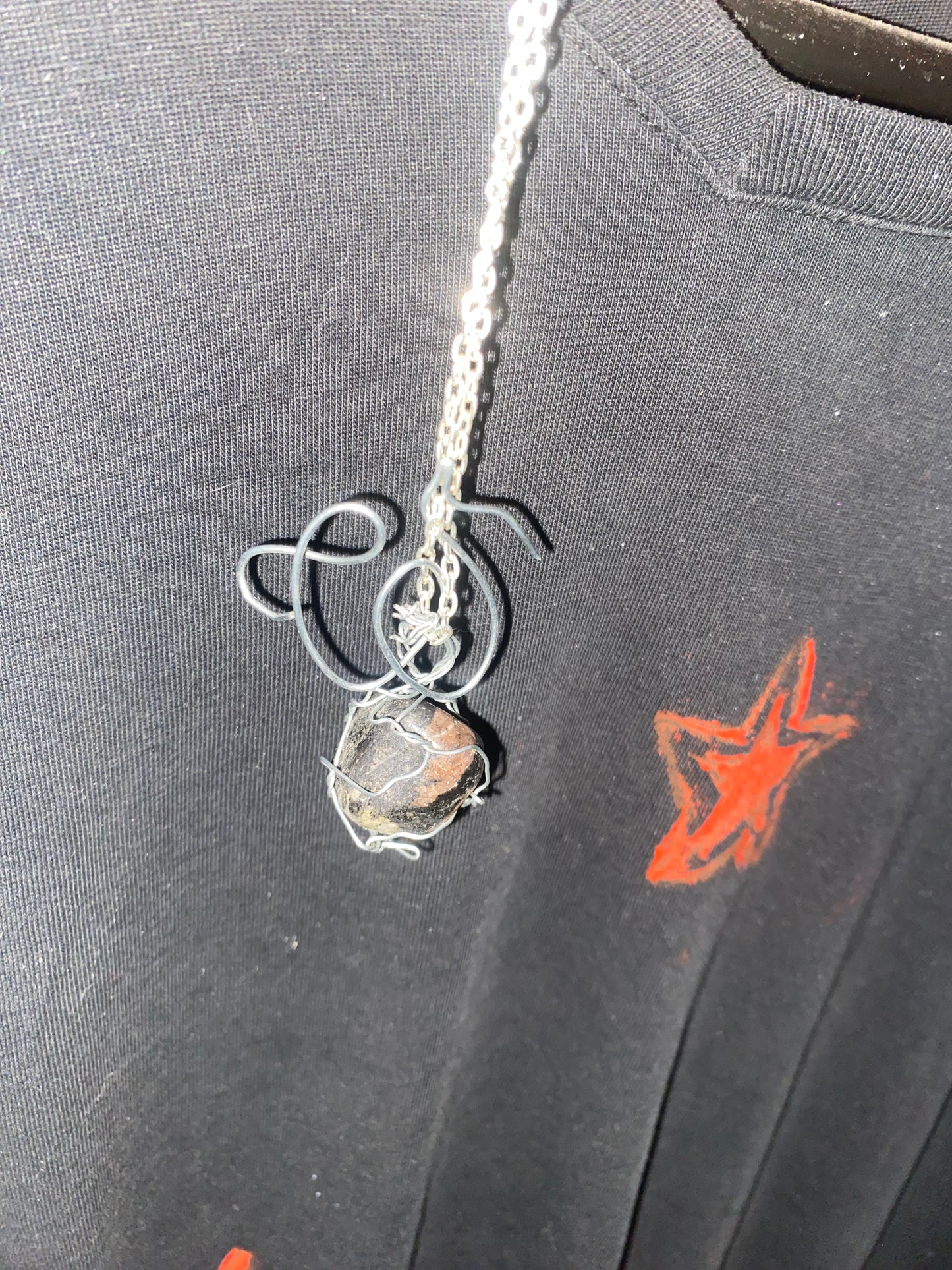 Collana in Chiastolite – “Stone of Balance”